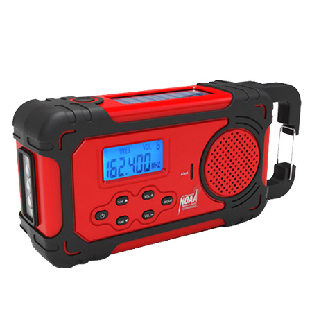 TK-669D Survival Kit Essential Portable Self Powered AMFMNOAA Weather Alert Radio with Smartphone Charger
